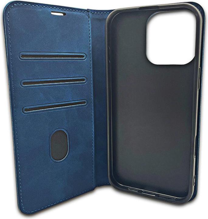 Produktbild OEM Smart Suede case for Samsung Galaxy S25 FE navy blue (Samsung Galaxy S25 FE)