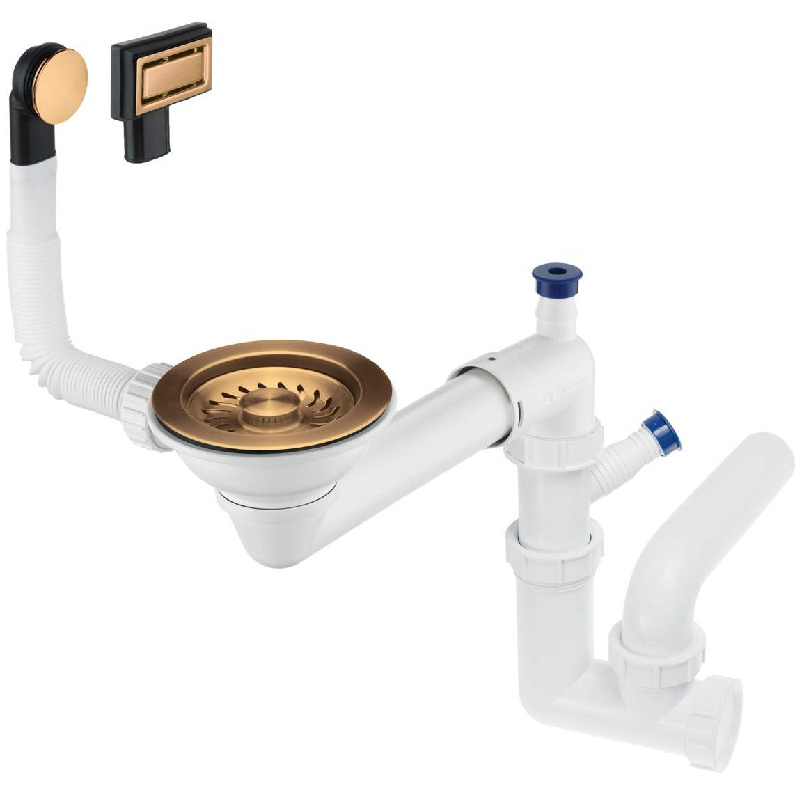 Deante, Sifone, Siphon für 1-Becken-Spüle - Space-Saver