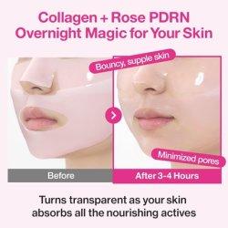 Actual product image Numbuzin No2 Overnight Face Mask Rose PDRN Collagen Mask