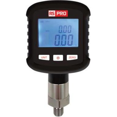 RS PRO Druckmessgerät Prozessanschluss unten Digit, Misurazione