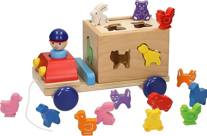 Actual product image Spielba Truck with animals+sorting game