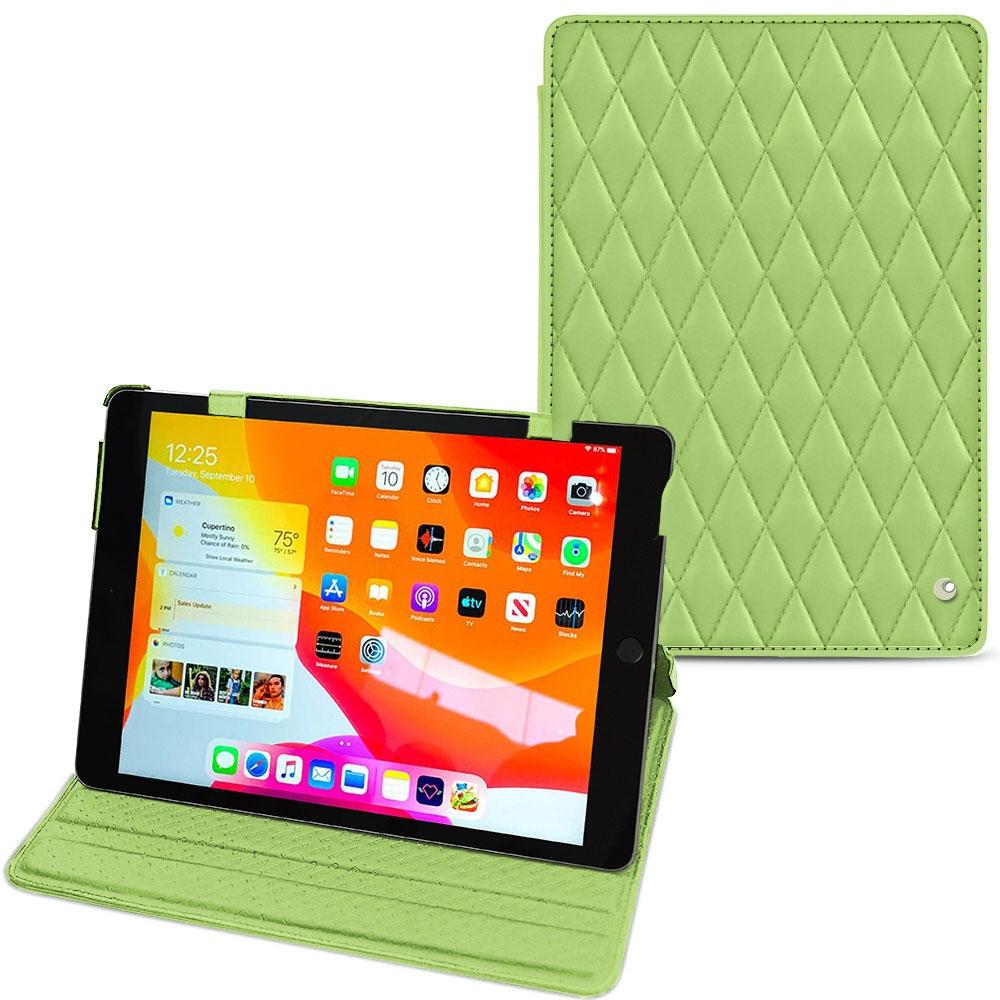 Thumbnail - Noreve Lederschutzhülle horizontal (iPad 10.2 2019), Tablet Hülle, Grün