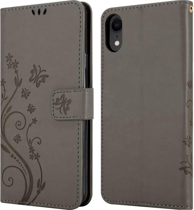 Produktbild Cadorabo Flower Book Cover (Apple iPhone XR)