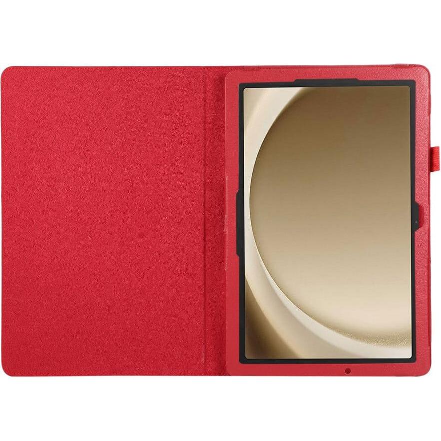 Thumbnail - Cover-Discount Galaxy Tab A9+ - Bi-fold Stand Etui rot (Galaxy Tab A9+), Tablet Hülle, Rot