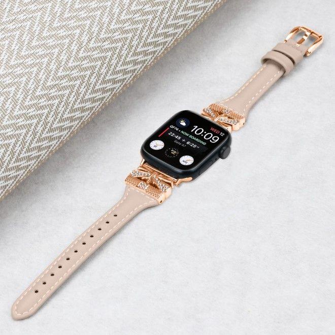 Actual product image MU Classic Ladies Series Leather Bracelet (42 mm, 44 mm, 45 mm, Faux leather)