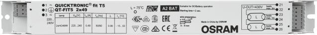 Image du produit Osram Elektronis QT-FIT5 2X49/220-240 (4008321832153)
