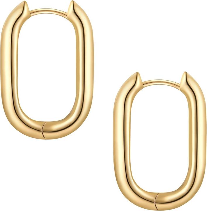 Produktbild Yokoamii Creolen gelbgold - 38644 (Metall-Legierung)