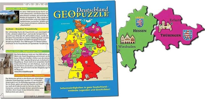 Image du produit Amigo Geo Allemagne (51 pièces)