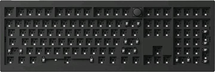 Actual product image Keychron V6 Max QMK/VIA RGB Knob Barebone Switch Wireless Mechanical Keyboard (black) (Barebone, Wireless, Cable)
