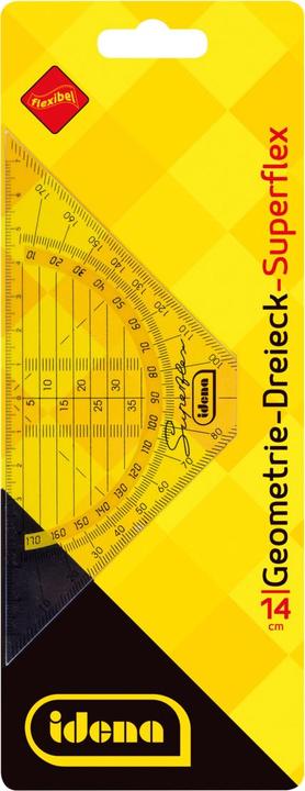 Productafbeelding Idena Set vierkant flexibel klein transparant (14 cm)