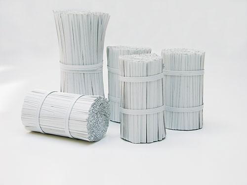 Actual product image Antalis Gun clips 63mm 1000pcs/pack white 1466 - (1000 pcs.) (1000 pcs.)