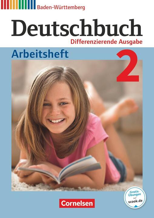 Produktbild Deutschbuch 2 6. Schuljahr. Differenzierende Ausgabe. Bildungsplan 20. Arbeitsheft. BW (Deutsch, 2016)