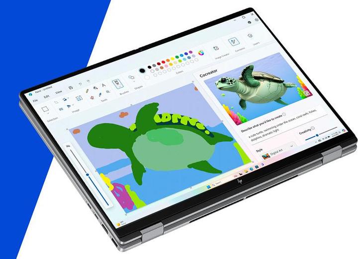 Actual product image HP Omnibook X Flip 16-ar0428nz, Prozessortyp: AMD Ryzen AI (16", 512 GB, 16 GB, CH, AMD Athlon II P340)