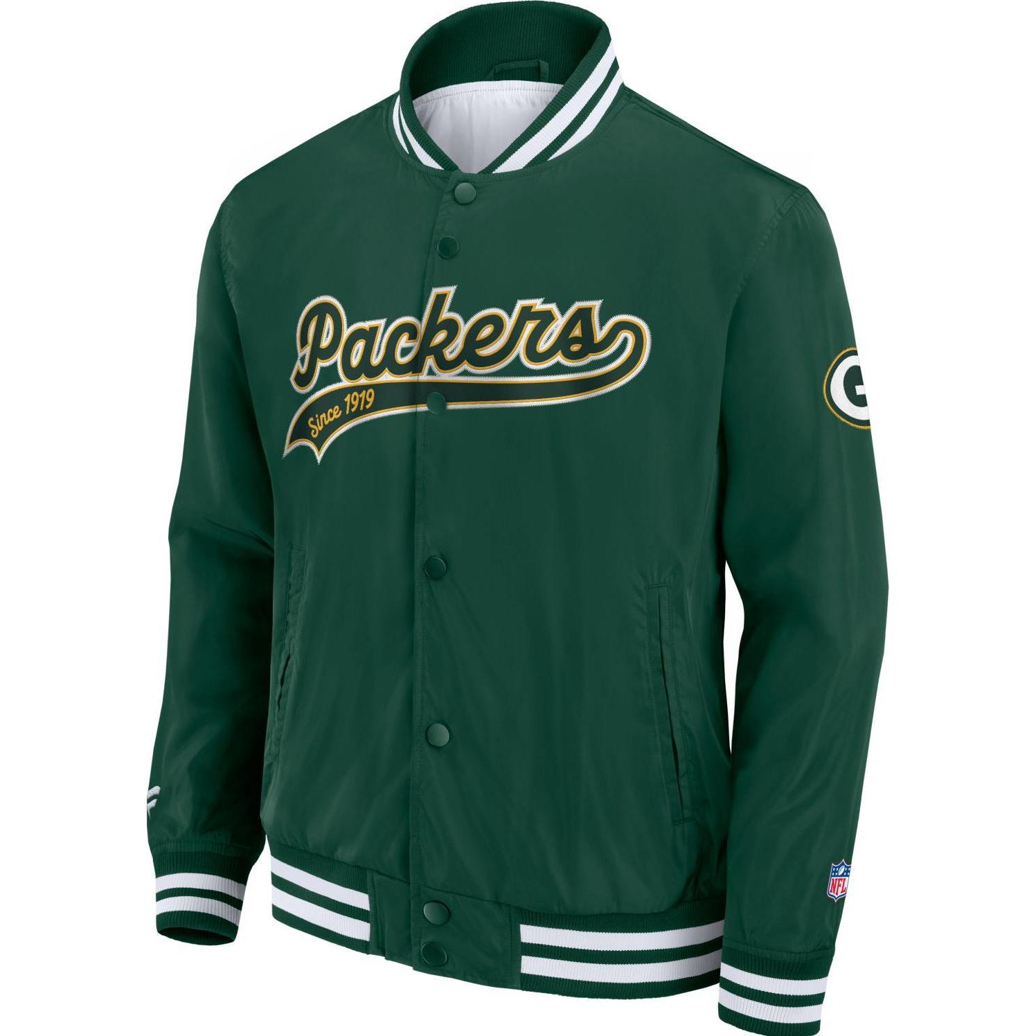 Fanatics, Herren, Jacke, Jacke Green Bay Packers (L), Grün, L