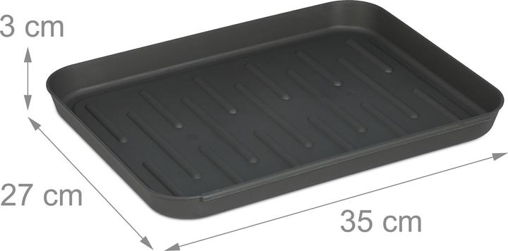 Actual product image Relaxdays Schuhabtropfschale (27 x 35 x 3 cm)
