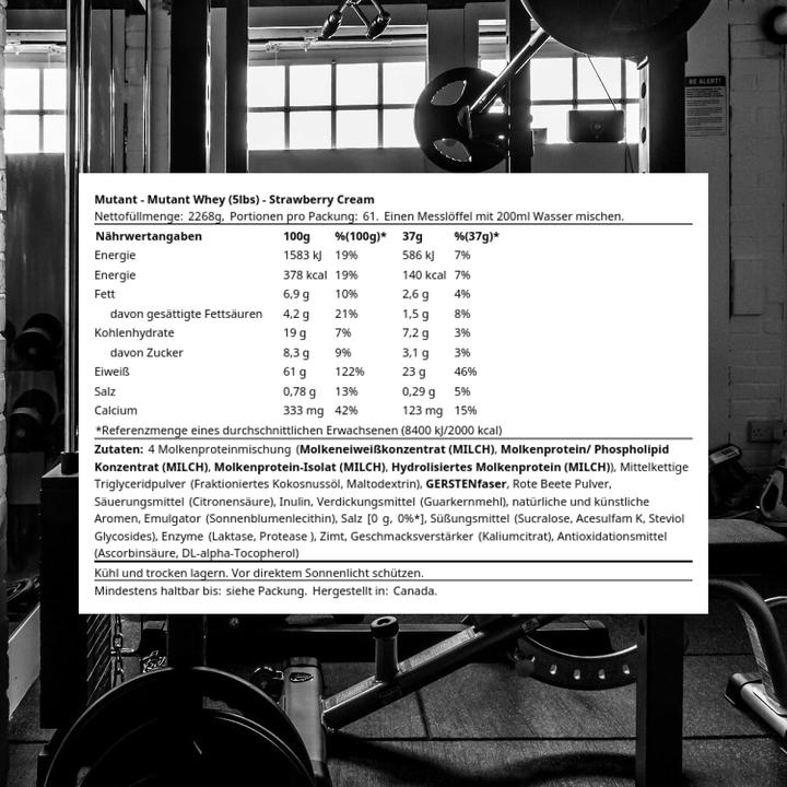 Produktbild Mutant Whey Protein (2268 g, 1 x, Erdbeer)