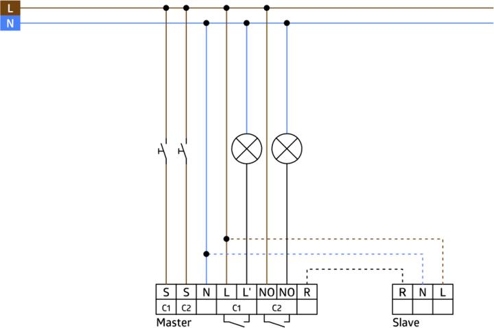 Produktbild BEG Präsenzmelder PD4-M-2C-DUO-UP 92252 RAL9010 LUXOMAT für 2 (12 m)