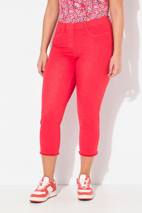 Produktbild Ulla Popken 7/8-Hose Sienna, Fransensaum, schmales Bein (56)