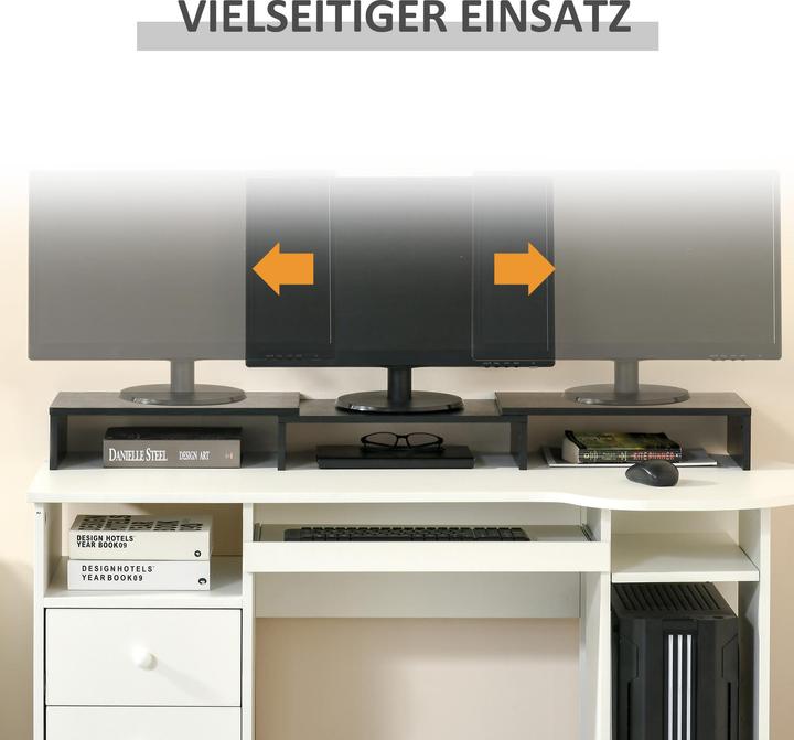Actual product image Vinsetto Monitor stand consisting of 3 shelves