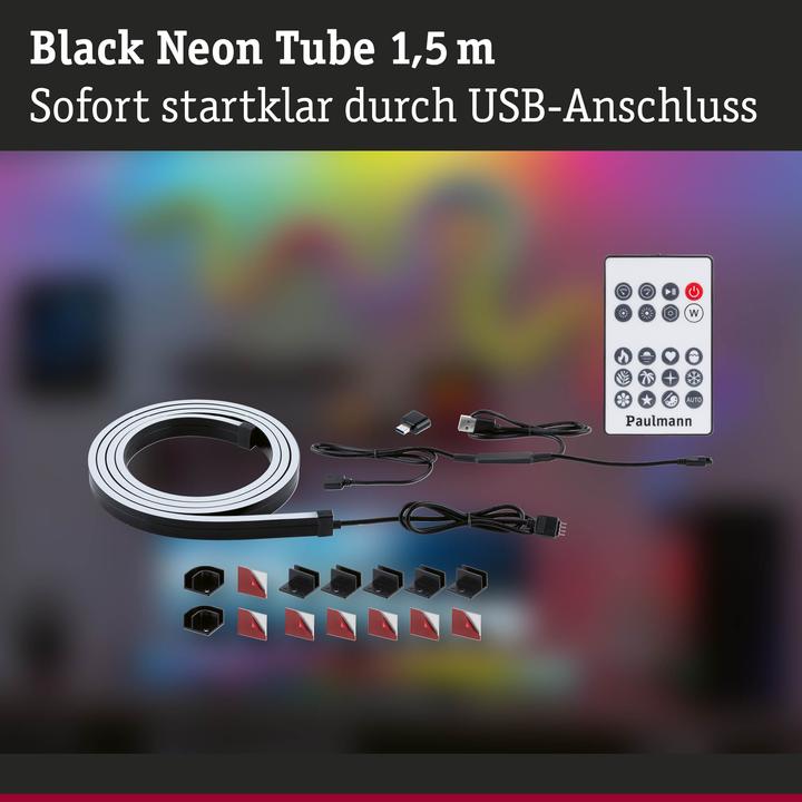 Image du produit Paulmann Tube EntertainLED Black Neon (RGB, 150 cm, Intérieur)