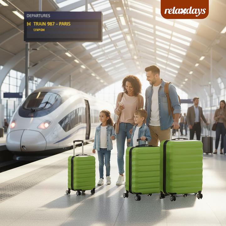 Image du produit Relaxdays Ensemble 3 valises (110 l)