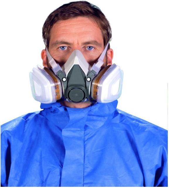 Produktbild 3M Atemschutz Halbmasken-Set A2 P (A2P3 R, 1 x)