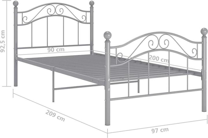 Immagine prodotto vidaXL Bettgestell (90 x 200 cm)