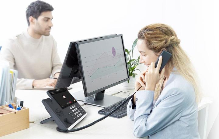 Produktbild Yealink MP56 Skype for Buisness Edition, IP Phone, Grigio, Cornetta cablata, Android, Skype for Buis