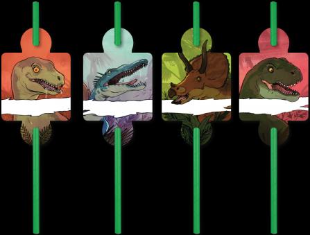 Image du produit DH-Konzept Set de décoration de fête Dinosaure