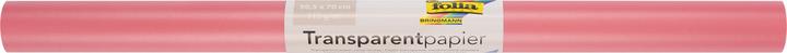 Actual product image Folia Transparent paper, (W)505 x (L)700 mm, 115 gsm, pink (115 g/m², 1 x)