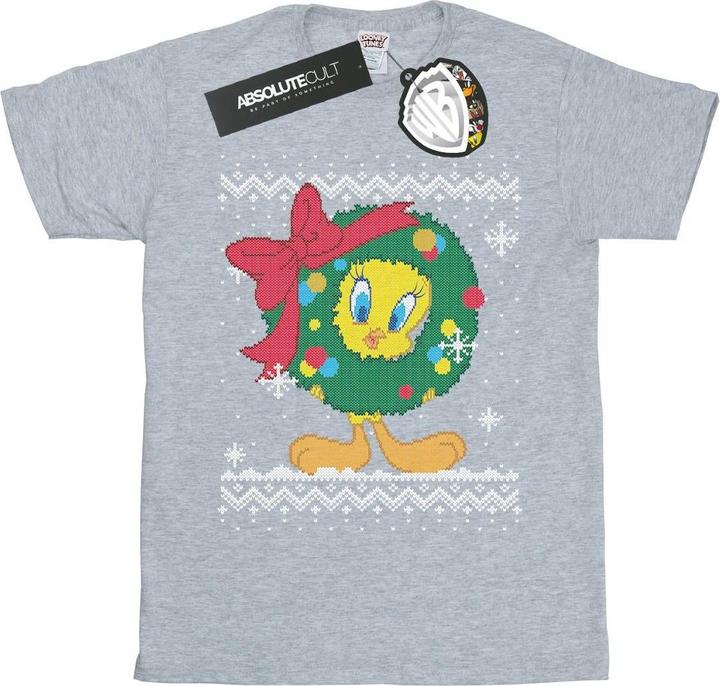 Image du produit Looney Tunes - T-shirt TWEETY PIE CHRISTMAS FAIR ISLE - Femme (L)