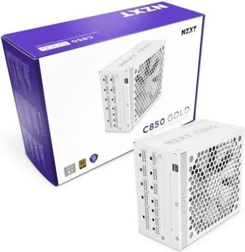 Actual product image NZXT PSU C-Series Gold 850W White ATX3.1 (850 W)