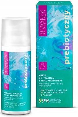 Produktbild Vianek Prebiotische mattierende Gesichtscreme mit Niacinamid 50 ml (Reinigungsgel, 50 ml)