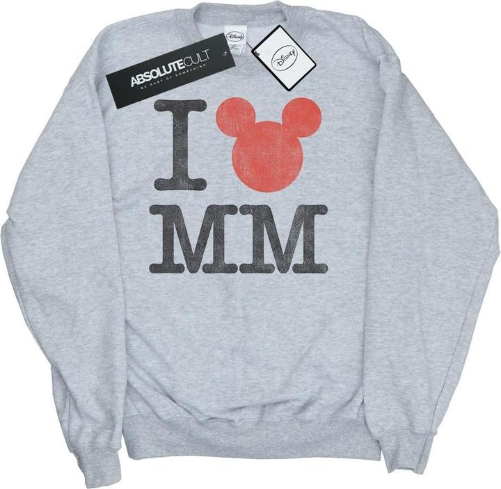 Produktbild Disney Mickey Mouse I Love Mickey Sweatshirt (M)