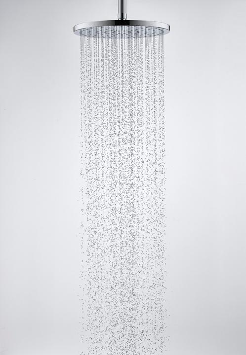 Actual product image Duravit Shower arm ceiling mount. round rosette 125mm chrome