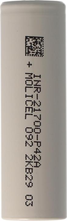 Produktbild Molicel Akku INR21700-P42A 45A, ungeschützt, flat top (4200 mAh)