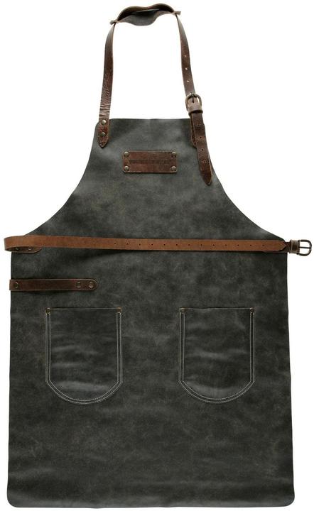 Image du produit Feuermeister Tablier de barbecue en cuir antique, anthracite, taille 2 (L)