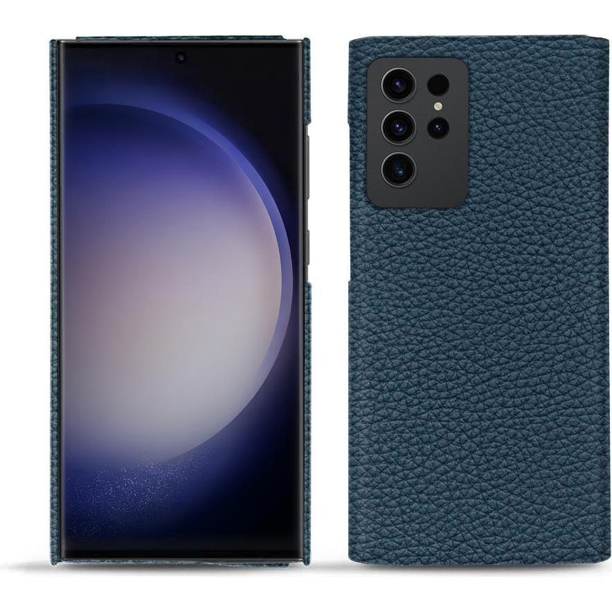 Noreve Lederschutzhülle (Samsung Galaxy S23 Ultra), Smartphone Hülle, Blau
