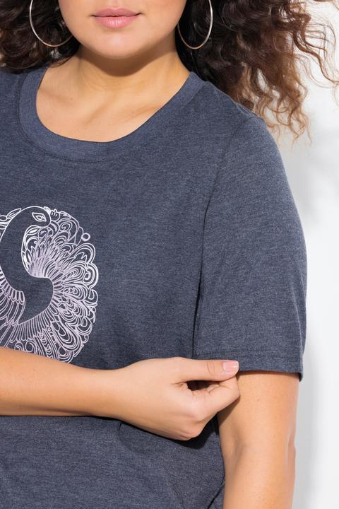 Produktbild Ulla Popken T-Shirt, Tiermotiv, Classic, Rundhals, Halbarm (58)