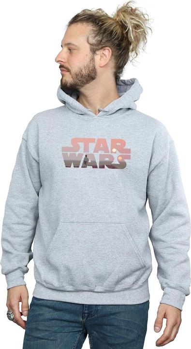 Immagine prodotto Star Wars Tatooine Logo Felpa con Cappuccio Uomo (M)