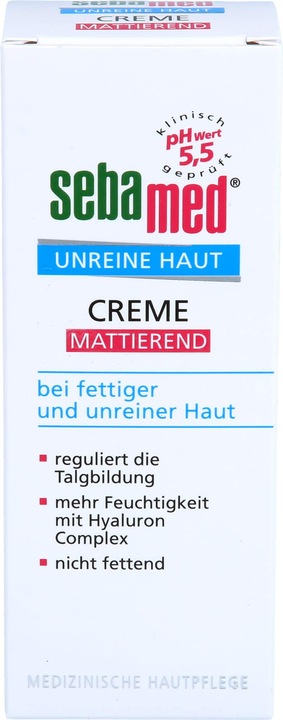 Produktbild Sebamed Unreine Haut mattierende Creme, 50 ml CRE (50 ml, 24h Creme)