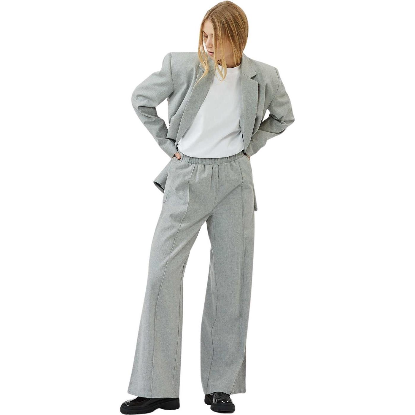 Minimum, Damen, Anzug, damenhosen hanneline 9628, Grau, (34)