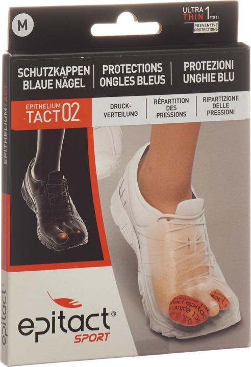 Produktbild Epitact Sport Schutzkappen blaue Nägel EpitheliumTact 02, Gr. M 25 mm (Fussdeodorant & -puder, 273.24 ml)