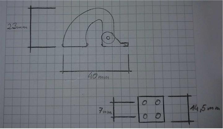 Actual product image Robart Flaps hinges (2 pcs)