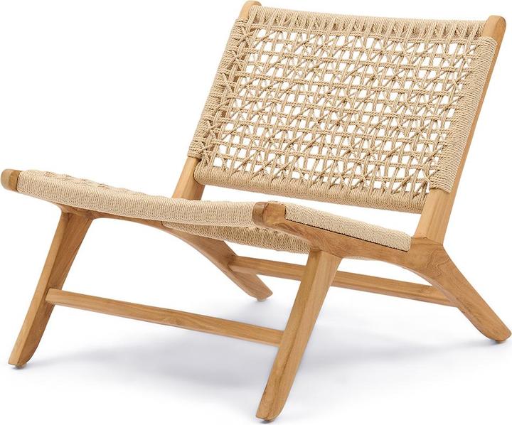 Rivièra Maison El Nido Outdoor Lounge Chair, ecru