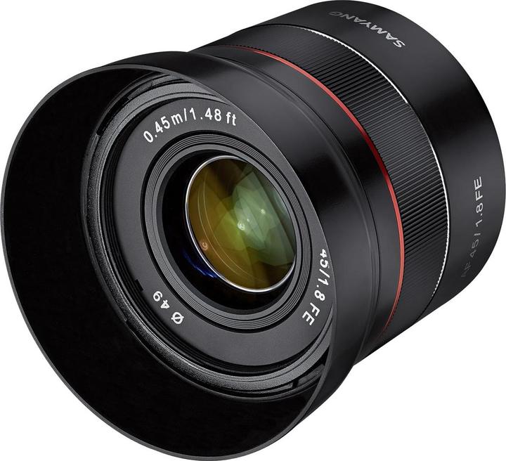 Immagine prodotto Samyang AF 45mm F1.8 FE (Sony E, Full frame, APS-C / DX)