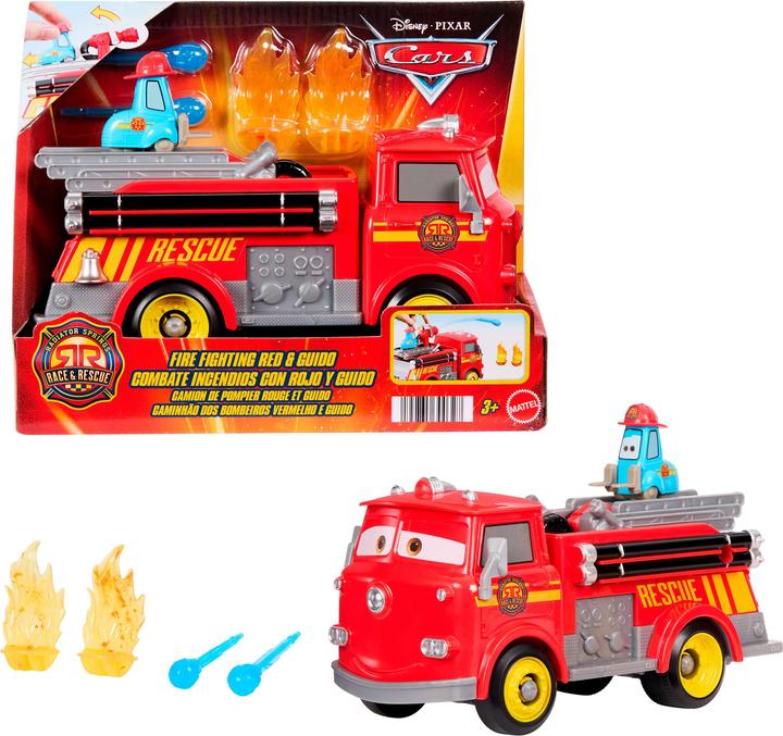 Mattel Disney Pixar Cars Feuerwehrauto Red & Guido