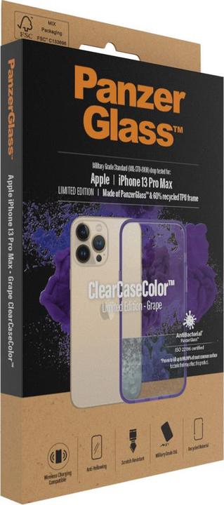 Produktbild PanzerGlass Clear Case Grape (Apple iPhone 13 Pro Max)