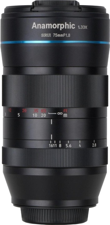 Image du produit Sirui Focale fixe 75 mm F1.8 anamorphique (Nikon Z, APS-C / DX)