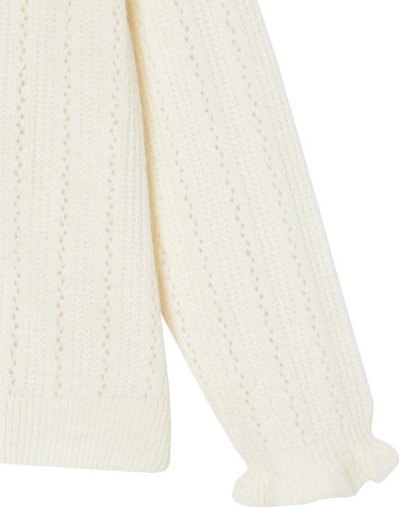 Actual product image Vertbaudet Fluffy girls' cardigan with ajour pattern (92)